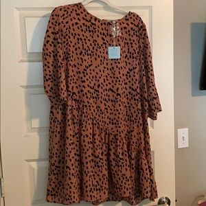 VICI Dress - leopard print new with tags